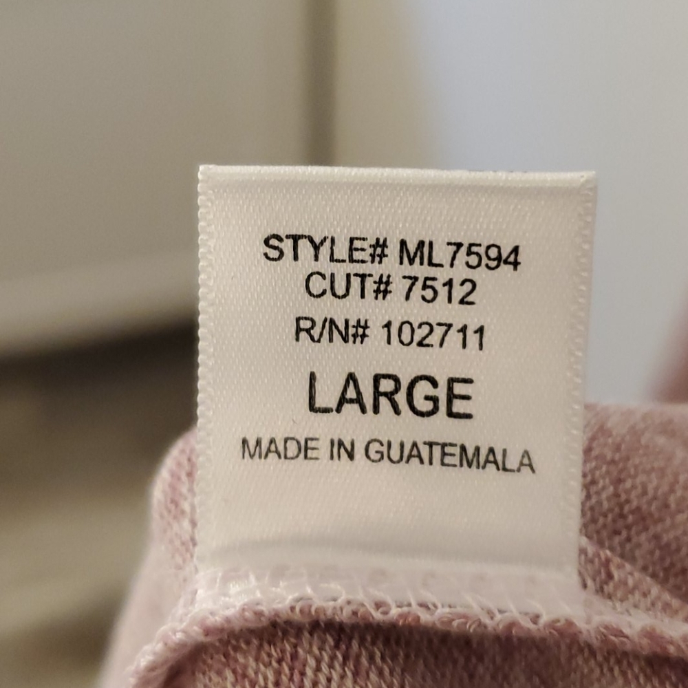 Gibson Ruffled Edge Raglan Pullover - Picture 6 of 7